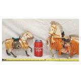 2 Vintage Gogatsu Ningyo Samurai Horse