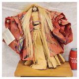 Vintage Samurai Kabuki Lion In Kagamishi Shosagoto