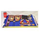 Embroidered Hand Stitched Leather Shoes + More