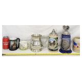 Antique-Vintage Stoneware Beer Stein Mug Cup