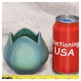 1940 Van Briggle Pottery Tulip Vase Ming Turquoise
