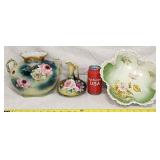 Antique Hand Painted Porcelain Nippon & Wheelock