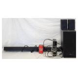 Samsung Surround Sound Soundbar Sub 2 Speakers