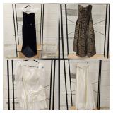 (3) Vintage Prom Dress & Thick Pettiskirt