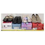 (4) Women's Size 9.5 Skechers & 8.5 New Unused