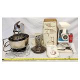 Vintage Sunbeam Mixer +Attachments & Oster Grinder
