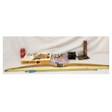 Vintage Toys 4' Hickory Bow & Arrow + Lots More
