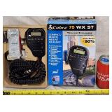 40 Channel Cobra 75 WX ST CB Radio NOS
