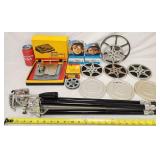 Kodak Splicer Hollywood Tripod 110 Bulbs 8MM Film