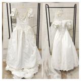 (2) Vintage Wedding Dress *SEE PHOTOS*