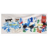 Vintage 1960's Plastic Toys Army Men +More