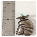Mexico .925 Sterling Silver Sombrero Siesta Figure