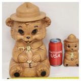 1960 Twin Winton Smokey The Bear Cookie Jar Shaker