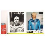 Andrew Prine Jerry Rector Star Trek Signed Photos