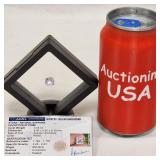 5.6 Carat White Natural Sapphire Asscher Cut