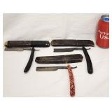 3 Antique Imperial H. Boker Hope Cutlery Co Razors