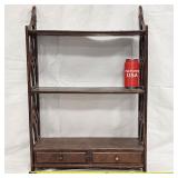 Antique Eastlake Style Knick-Knack Book Shelf