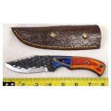Custom Fixed Blade Knife & Leather Sheath