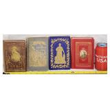4 Antique Danish Poetry Books 1866-1881