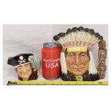 1951 1966 Royal Doulton Long John Silver & Indian