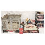 WWE WWF Wrestling DVD's & 2 Rings +More