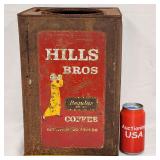 Rare Antique Hills Bros 20 Pound Coffee Can