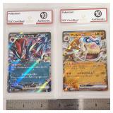 2 TGC Certified Graded 10 Authentic Pokï¿½mon Card