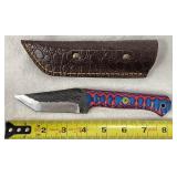 Custom Fixed Blade Knife & Leather Sheath