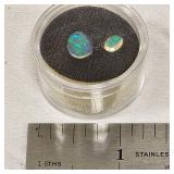 2 Oval Cut & Faceted Opals *SEE PHOTOS*