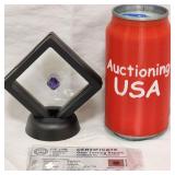 8.5 Carat Purple Blue Sri Lanka Natural Sapphire
