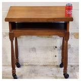 Vintage Rolling Dictionary Bible Stand Book Alter