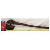 Rare Vintage African Tribal Kilonda Ceremonial Axe