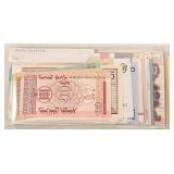 100 Uncirculated Genuine World Foreign Banknotes