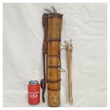 Philippines Bamboo Blow Darts & Quiver Karaban