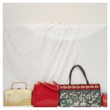 Vintage Purses Asian Embroidery Gold Garay +