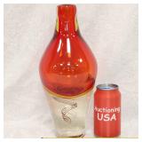 Stunning Heavy Custom Handblown Art Glass Vase