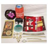 Timex Bulova Elgin 17 21 Jewel Watches Mickey Coin
