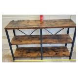 Metal Framed Wood Bookshelf Shelving