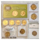 1999-S PR70 24K Gold Clad Quaters Uncirculated Set