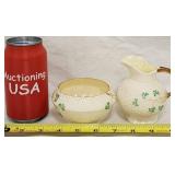 1955-'65 Vintage Beleek Suger Bowl Creamer Pitcher
