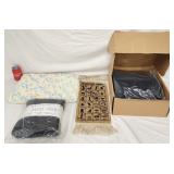 Vintage Crocheted Blanket NOS Fleece & Room Divder