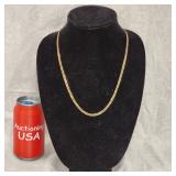 21' Miami Cuban Curb Link 10k Gold Necklace