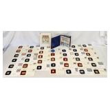 49 1st Day Issue Gold Stamps & Space Collection