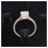Signed NANA 12 .925 Sterling Silver CZ Ring