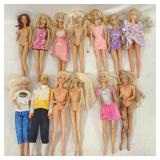 13 1980's-1990's Barbie Dolls *SEE PHOTOS*