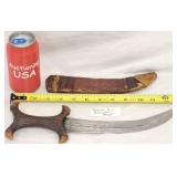 Antique Primitive African Tribal Dagger Weapon