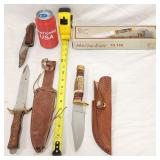 Trophy Stag Frost Cutlery Fixed Blade Knife 2 More