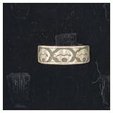 Vintage Native Sterling Silver Spirit Bear Ring