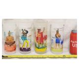 Set Of 4 Famous Ohio Indians Drinking Glasses