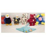 6 Vintage Beanie Babies Sunray Soar +More